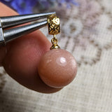 Hematitic Sunstone Sphere Pendant~JHSUNGPP