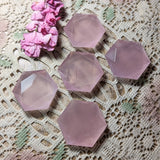 Creator's Star Faceted Rose Quartz~CRRQTZCS