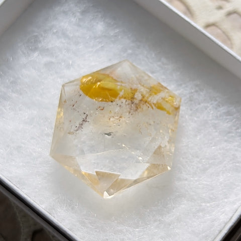 Creator's Star Faceted Golden Healer Quartz~CRGHQC1S