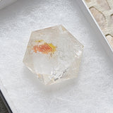 Creator's Star Faceted Red Hematoid Golden Healer Quartz~CRRHGHC4