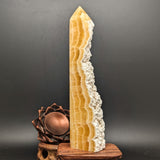 Yellow Calcite Natural Side Tower~CRYCNST2