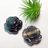 Fluorite Carved Flower~CRFLOWER