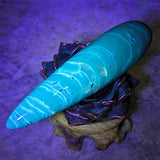 Blue Amber Wand~CRIBAW03