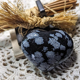 Snowflake Obsidian Heart~CRSOHRT3