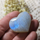 Rainbow Moonstone Heart~CRMHRT01