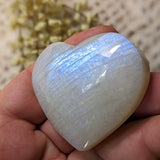 Rainbow Moonstone Heart~CRMHRT09