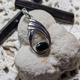 Black Tourmaline Pendant~JSSBLKT6