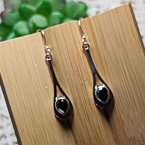 Black Tourmaline Earrings~JSSBTEA4