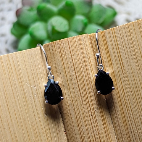 Black Tourmaline Earrings~JSSBTEA7