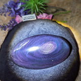 Rainbow Obsidian Palm Stone~CRROPS02