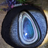 Rainbow Obsidian Palm Stone~CRROPS03