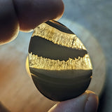 Black Agate Cabochon~CRBLKAG2