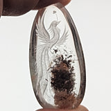 Lodolite Quartz "Phoenix" Cabochon~CRLQZPC1