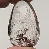 Lodolite Quartz "Phoenix" Cabochon~CRLQZPC2