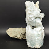 Amazonite Dragon Carving~CRADRGN1