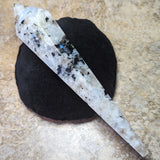 Rainbow Moonstone Wand with Stand~CRMWSTD2