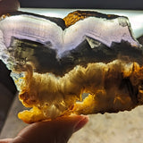 Fluorite, Scolecite & Pyrite Slab(RARE)~CRCFSPS1