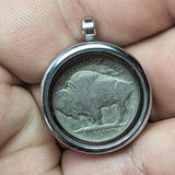 Buffalo Nickel Pendant~JSTSTBNP