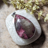 Rubellite in Quartz Pendant~JSTSTRQ4