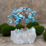 Angel Aura & Amazonite Gem Tree~CRAAAMGT