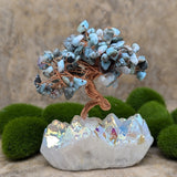 Angel Aura & Larimar Gem Tree~CRAAL1GT