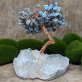 Angel Aura & Larimar Gem Tree~CRAAL3GT