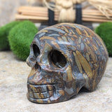 Bamboo Jasper Skull~CRBAMJS1