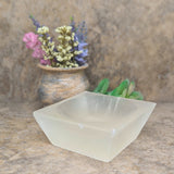 Square Selenite Bowl~CRSSQBWL