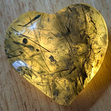 Epidote in Prehnite Heart~CRCEPHT1