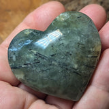 Epidote in Prehnite Heart~CRCEPHT3