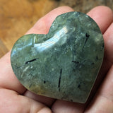 Epidote in Prehnite Heart~CRCEPHT3