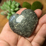 Epidote in Prehnite Heart~CRCEPHT5