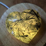 Epidote in Prehnite Heart~CRCEPHT5