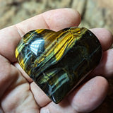 Mixed Tiger Eye Heart~CRMTEHT2