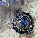 Pietersite Heart Mini Pendant~JSPIETER