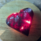 Lithium Lepidolite Heart~CRLLHRT2