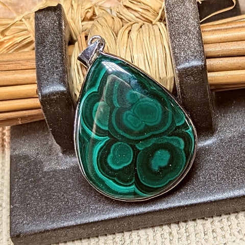 Malachite Pendant~JSTMAL01