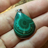 Malachite Pendant~JSTMAL03