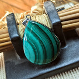 Malachite Pendant~JSTMAL04