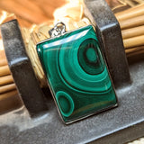 Malachite Pendant~JSTMAL06