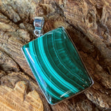 Malachite Pendant~JSTMAL07