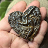 Tiger Eye "Philosopher" Carving~CRCRV042