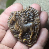 Tiger Eye "Wildfire" Carving~CRCRV121