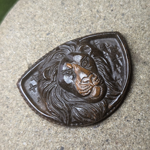 Tiger Eye "Aslan" Carving~CRCRV151