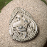 Limestone "Order of the Dragon" Carving~CRCRV009