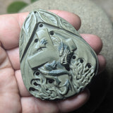 Limestone "Order of the Dragon" Carving~CRCRV009