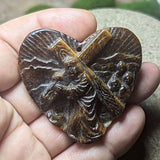 Tiger Eye "The Passion" Carving~CRCRV102