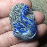 Lapis "Seal" Carving~CRCRV156
