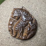 Tiger Eye "Tiger" Carving~CRCRV135