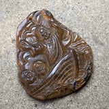 Tiger Eye "Fishers of Men" Carving~CRCRV104